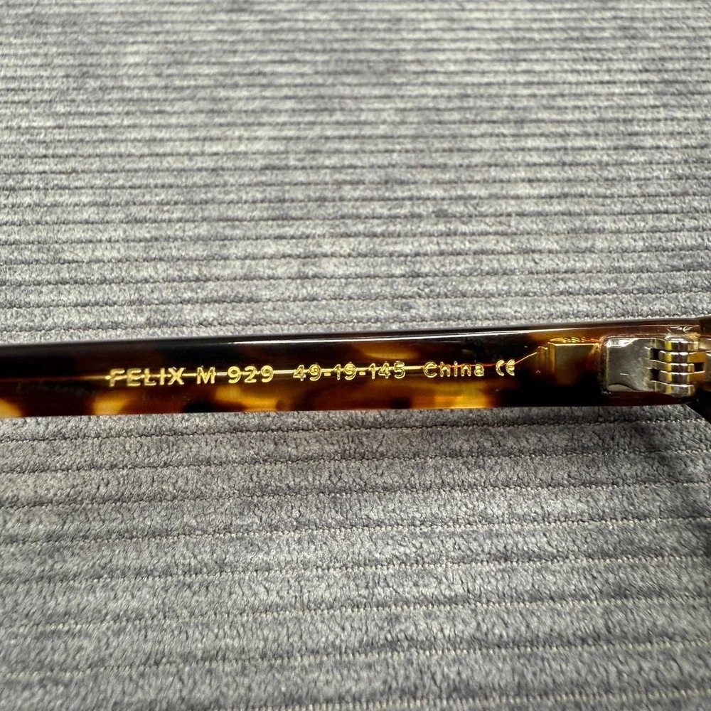 Warby Parker Felix M 929 Tortoise Clear Fade Eyeglasses Frames Only 49-19-145